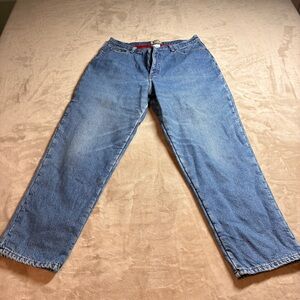 L.L.Bean Outdoor Gorpcore Fleece Lined Jeans Fall Winter Women’s 18 Reg